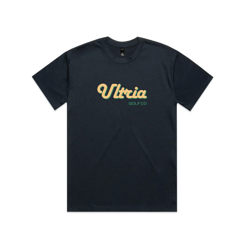 Retro Heavy Tee - Navy