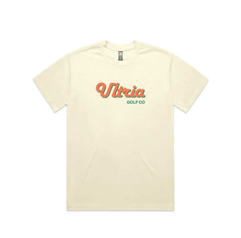 Retro Orange Heavy Tee - Butter