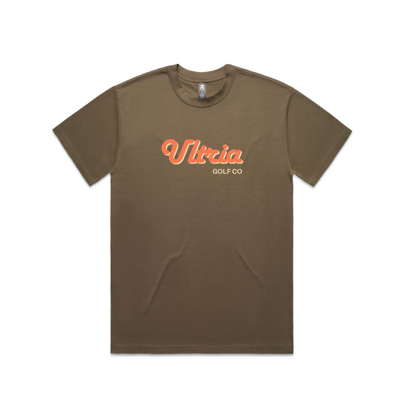 Retro Heavy Tee - Walnut