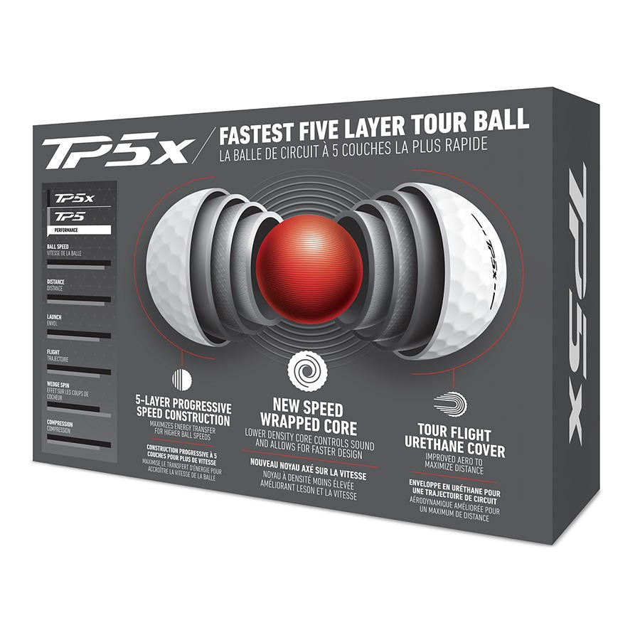 TaylorMade TP5X Golf Balls