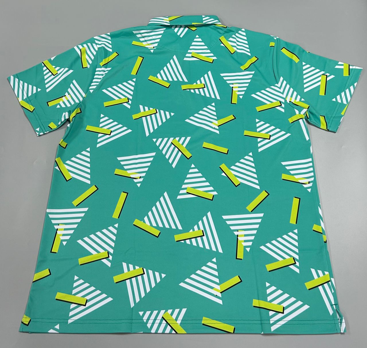 Retro Green Performance Polo